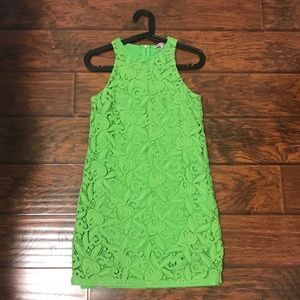 Juicy Couture Green Guipuere Lace Dress